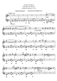 Wiegenlied, berceuse - Franz Liszt
